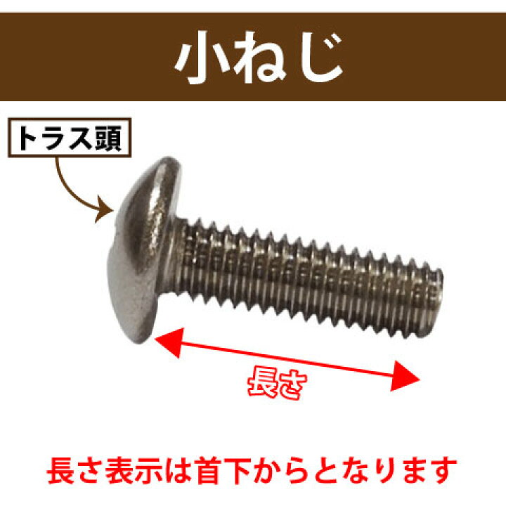 楽天市場 トラス頭 小ねじ プラス ドライバー で締めるねじm6ステンレス長さ50から150まで ジャパネジ楽天市場店