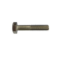 M10X160 六角ボルト(半ねじ 鉄(標準) 三価ホワイト 数量1個