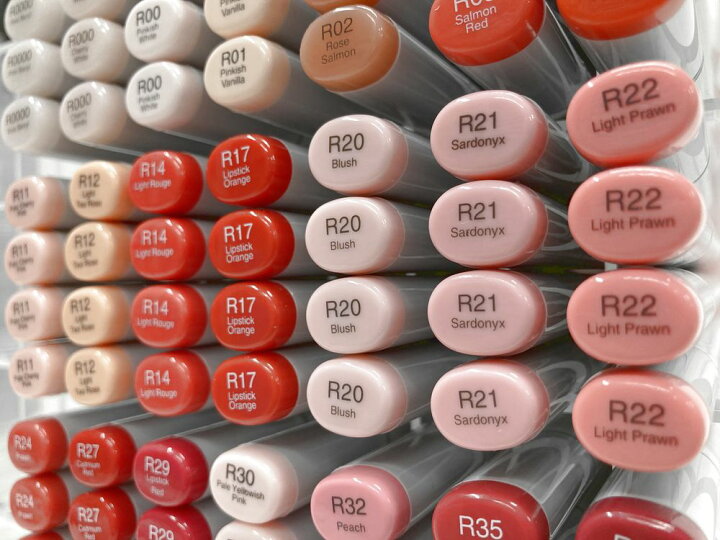 楽天市場 Too 色選択式 コピックスケッチ 単色 R 赤系 選択できます 日本の文具 業務用店