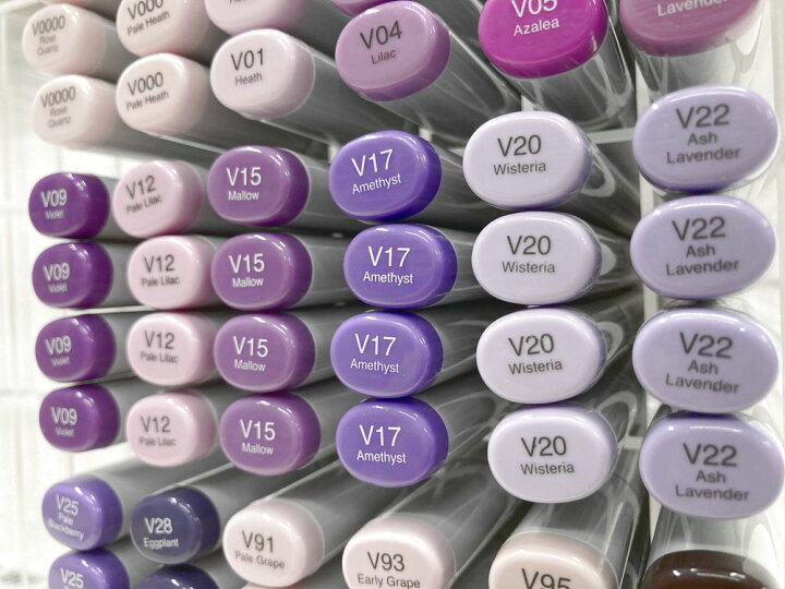 【Too】【色選択式】コピックスケッチ 単色 V 紫系 選択できます| 日本の文具 業務用店