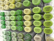 【Too】【色選択式】コピックスケッチ YG0000〜YG99 　黄緑系　選択できます