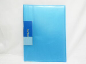 【送料無料100個セット】【ビュートンジャパン】スリムクリアブック 20P FCB−A4−20CB ブルー | 文具 文房具 オフィス用品 事務用品 日用品 ステーショナリー 業務用 就職 職場 学校 スクール