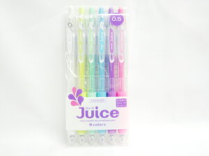 【パイロットコーポレーション】ゲルインキボールペン Juice0.5mm パステル6色 LJU60EF−6CP | 文具 文房具 オフィス用品 事務用品 日用品 ステーショナリー 業務用 記念品 贈り物 ギフト お祝い