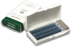 【セーラー万年筆】【メール便配送】SHIKIORI -四季織- 万年筆用カートリッジインク 水性染料 3本入り 13-0350- 202 常盤松 | 文具 文房具 オフィス用品 事務用品 日用品 ステーショナリー 業務用