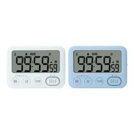 【SONIC】【新入学】【送料無料】トキ・サポ　100時間タイマー　スタンド付　光ってお知らせ ライトブルー LV-3288-LB ホワイト LV-3288-W | 文具 文房具 オフィス用品 事務用品 日用品 ステーショナリー 業務用 記念品