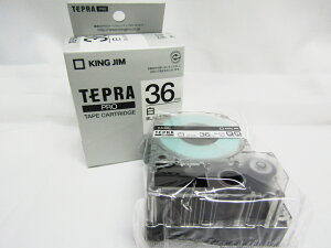 【送料無料3個セット】【キングジム】テプラテープ テプラPRO SRシリーズ専用テープカートリッジ・白ラベル 幅36mm SS36K | 文具 文房具 オフィス用品 事務用品 日用品雑貨 ステーショナリー