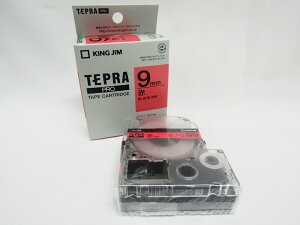 【送料無料15個セット】【キングジム】テプラテープ テプラPRO SRシリーズ専用テープカートリッジ・カラーラベル 赤 幅9mm SC9R | 文具 文房具 オフィス用品 事務用品 日用品雑貨 ステーショナ