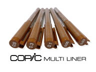【Too】コピックマルチライナーブラウン 0.03mm 0.05mm 0.1mm 0.3mm 0.5mm | 文具 文房具 オフィス用品 …