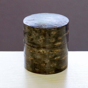 樺細工 茶筒 総皮茶筒 霜降 平 角館伝四郎 桜皮 日本製 伝統工芸 山桜 お茶 珈琲 緑茶 おうち時間 ギフト ラッピング 風呂敷 敬老の日 プレゼント あさのは堂