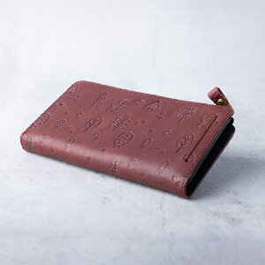 小さい長財布 コンパクト 財布 小さい 栃木レザー TIDY2.0 長財布 レディース l字ファスナー スキミング防止 本革 大人可愛い 日本製 総柄 鳥 花 山 総柄 北欧風 花鳥風月 大容量 プレゼント 人