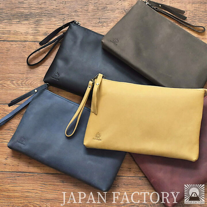 楽天市場 本革 ストラップ ボディバッグ クラッチバッグ ミニ メンズ ポーチ 軽い 牛革 名入れ可 本革 レザー レディース ランキング Hallelujah ブランド 新作 Japan Factory
