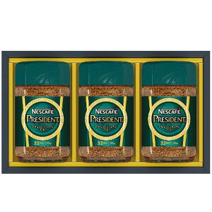 内祝い お返し 送料無料 コーヒー 珈琲 お歳暮 ギフト ネスカフェ ネスレ プレジデントレギュラーソリュブルコーヒー インスタント セット 詰め合わせ 飲料 出産内祝い 結婚内祝い 結婚祝い