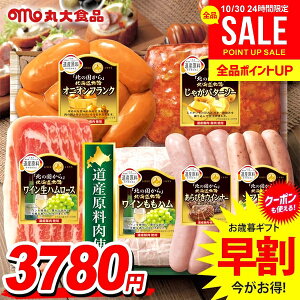 お歳暮 御歳暮 送料無料 早割 ハム ギフト セット ウインナー ソーセージ 生ハム 詰め合わせ 詰合せ 丸大食品 丸大ハム 北海道 A 歳暮 冬ギフト お歳暮ギフト 食品 食べ物 グルメ お取り寄せ