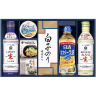 調味料 ギフト キッコーマン 醤油 しぼりたて生しょうゆ 日清 オイル 油 だしの素 缶詰 海苔 白子のり セ…