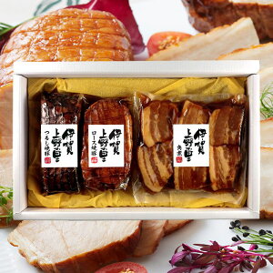 内祝い お返し 送料無料 ハム 惣菜 お歳暮 ギフト お取り寄せ 三重 伊賀上野の里 つるし焼豚 ロース焼豚 角煮 セット 詰め合わせ 出産内祝い 結婚内祝い 香典返し 快気祝い お祝い返し SAG-40