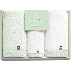 内祝い お返し 送料無料 今治タオル お歳暮 ギフト フェイスタオル ハンドタオル セット 詰め合わせ 今治かのん 愛媛今治 ミントグリーン 花柄 高品質 日本製 出産内祝い 結婚内祝い 結婚祝