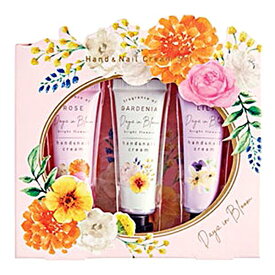 ネイル ハンドケア ギフト デイズインブルーム bright flowers ハンド＆ネイルクリーム セット プチギフト 母の日 プレゼント ははの日 かわいい おしゃれ プチプラ 友達 贈り物 122-21-001 【のし・包装不可】 (あす楽) (izk)