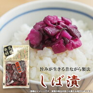 ＼最大全額ポイント還元／ 漬物 国産 しば漬け 柴漬け 塩漬 乳酸発酵 発酵食品 120g ご飯のお供 ごはんの…