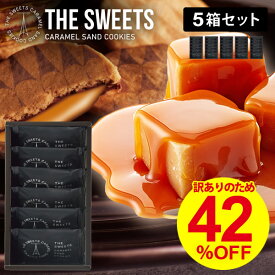 ＼42％OFF!!／【6個入×5箱セット】訳あり キャラメルサンドクッキー 送料無料 在庫処分 セール RSCS6 高級 スイーツ 母の日 ギフト 食べ物 洋菓子 焼き菓子 クッキー 個包装 お菓子 詰め合わせ アウトレット 食品 賞味期限 福袋 (あす楽)
