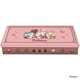バレンタイン 2026 チョコレート ギフト ちいかわ チョコパーティ缶 紙袋つき スイーツ お菓子 セット 詰め合わせ おしゃれ かわいい 友達 義理チョコ 自分用 ご褒美 キャラクター 食品 4977629661324 【のし・包装不可】(あす楽)