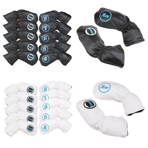 アイアンカバー セット ゴルフ カバー ゴルフヘッドカバー 10点セット 番手付 防水 クマ 送料無料