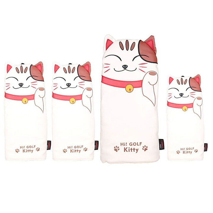 ねこちゃんのフェアウェイウッド用ヘッドカバー （☆PAPPY