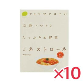 CHAYA（チャヤ）ミネストローネ 10個セット マクロビ ビーガン対応/添加物 香料 保存料 着色料 化学調味料 白砂糖 乳製品 卵不使用/自然海塩海の精使用