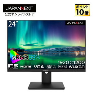 JAPANNEXT 24C` IPSpl WUXGA(1920x1200)𑜓x tj^[ JN-IPS24WUXGAR-C HDMI USB-C(15Wd) VGA tfBXvC PCj^[ p\Rj^[ PCj^[ tj^[ p\Rj^[ W