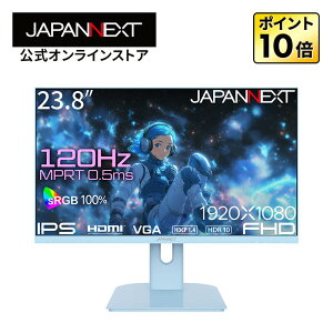 yxCr[u[fzJAPANNEXT 23.8C` IPSpl 120Hz/0.5ms(MPRT)Ή tHD(1920x1080)𑜓x Q[~Oj^[ JN-IPS238G120F-BB HDMI VGA HDR sRGB:100% PS5:120Hzڑ y2Nۏ؁z PCj^[ t