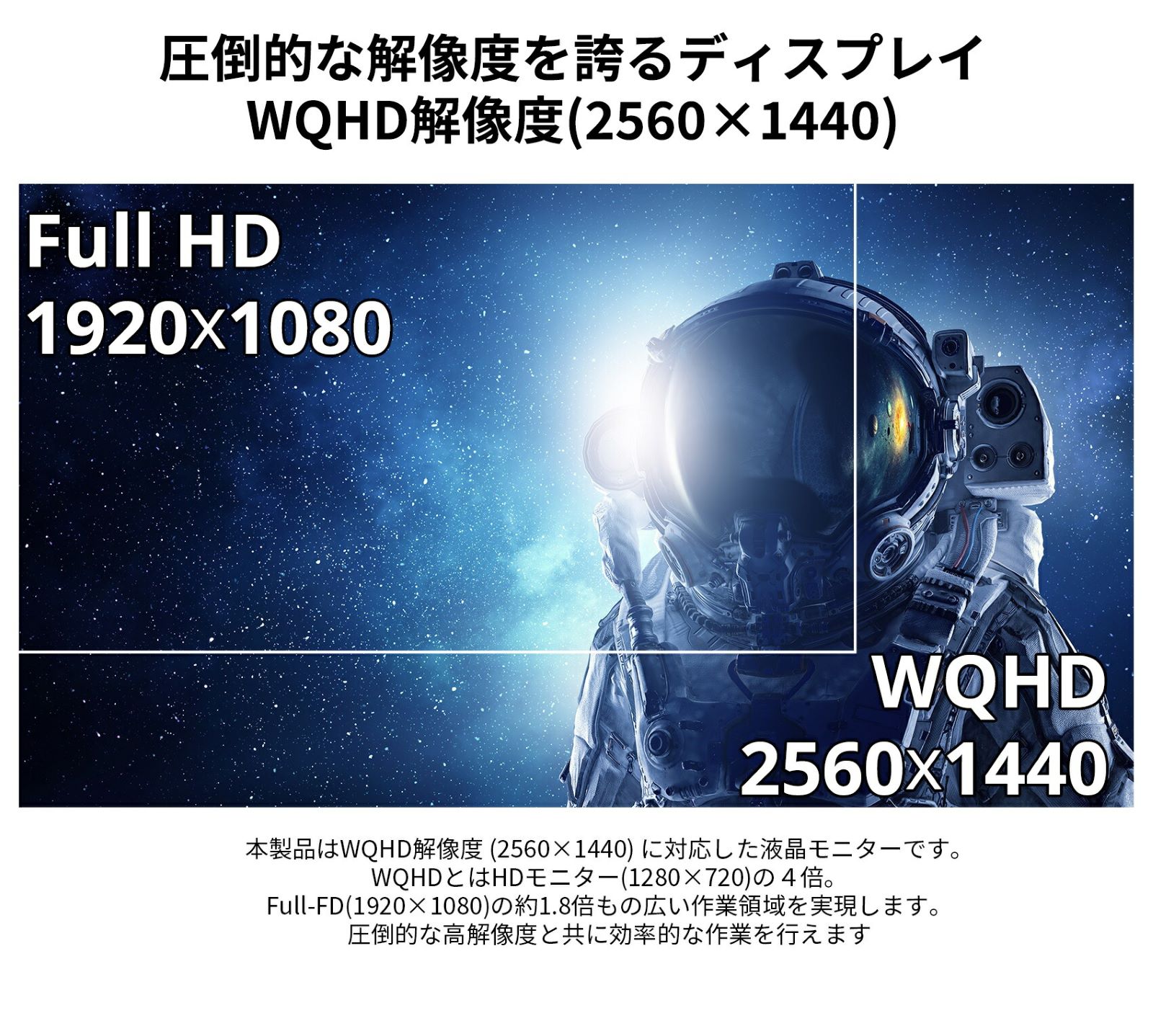 JAPANNEXT ゲーミングモニター 31.5インチ IPSパネル WQHD ワイド
