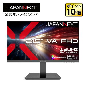 JAPANNEXT 21.5�C���` VA�p�l������ �t��HD(1920×1080)�𑜓x �t�����j�^�[ JN-215V120F-C6 HDMI DP USB-C(�ő�65W���d) sRGB:99% HDR 120Hz�y2�N�ۏ؁z PC���j�^�[ �f�X�N���[�N���j�^�[ �p�\�R�����j�^�[ �W���p��