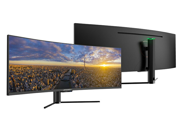 楽天市場】JAPANNEXT 曲面 液晶モニター 49インチ VAパネル WQHD 