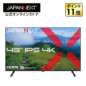 �y2�N�ۏ؁zJAPANNEXT 43�C���` IPS�p�l������ 4K(3840×2160)�𑜓x ��^�t�����j�^�[ JN-IPS43U HDMI DisplayPort HDR �����R������