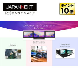 JAPANNEXT ゲーミングモニター 10.1インチ IPSパネル フルHD ワイド 60Hz PC ゲーム HDMI USB グレア ノングレア 高画質 薄型 JN-TRI-IPS101HDR PCモニター 液晶モニター パソコンモニター ジャパンネクスト