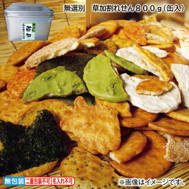 無選別　草加割れせん800g（缶入） 送料込み ご自宅用 お取り寄せ お土産 (レビュー記入で300円OFFクーポン配布中)