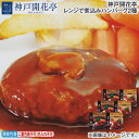 神戸開花亭　レンジで煮込みハンバーグ2種 送料込み ギフト プレゼント 贈答 お取り寄せ お土産 (レビュー記入で300円OFFクーポン配布中)