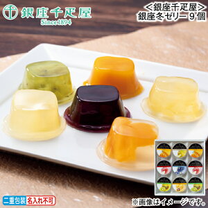 早割期間中!11/28まで【通常価格3,240円⇒3,070円】お歳暮 冬ギフト <銀座千疋屋>銀座冬ゼリー 9個 送料込み ギフト プレゼント 贈答 お取り寄せ お土産 (レビュー記入で300円OFFクーポン配