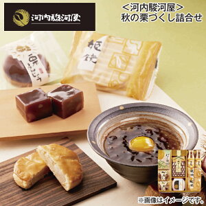<河内駿河屋>秋の栗づくし詰合せ 送料込み ギフト プレゼント 贈答 お取り寄せ お土産 (レビュー記入で300円OFFクーポン配布中)