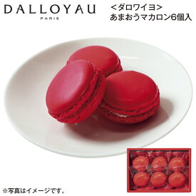 ＜ダロワイヨ＞あまおうマカロン6個入 送料込み ギフト プレゼント 贈答 お取り寄せ お土産 (レビュー記入で300円OFFクーポン配布中)