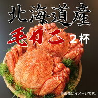 北海道産毛ガニ700g（2杯） 送料込み ギフト プレゼント 贈答 お取り寄せ お土産 (レビュー記入で300円OF…