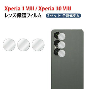 SONY Xperia 1 VIII �t�B���� Xperia 10 VIII �����Y �ی�t�B���� HD Film �X�}�z �A�N�Z�T���[ �����K���X�f�� �ی�V�[�g �����ߗ�&�ɔ��^ �����h�~ Lens Film �\�j�[ �G�N�X�y���A 1 VIII �G�N�X�y���A 1