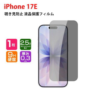 �A�b�v�� �A�C�t�H�� 17E Apple iPhone 17E �K���X�t�B���� �`�����h�~ �v���C�o�V�[�ی� �d�x9H �����K���X �t���ی�V�[�g �t�B���� LCD�X�N���[�� �ی�t�B���� �w��y�� ��U�h�~ �����h�~ ��