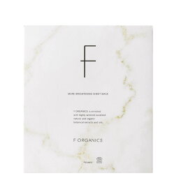 お買い物マラソン限定★店内全商品対象★200円引きクーポン配布中F ORGANICS モアブライトニング シートマスク（4枚入り）