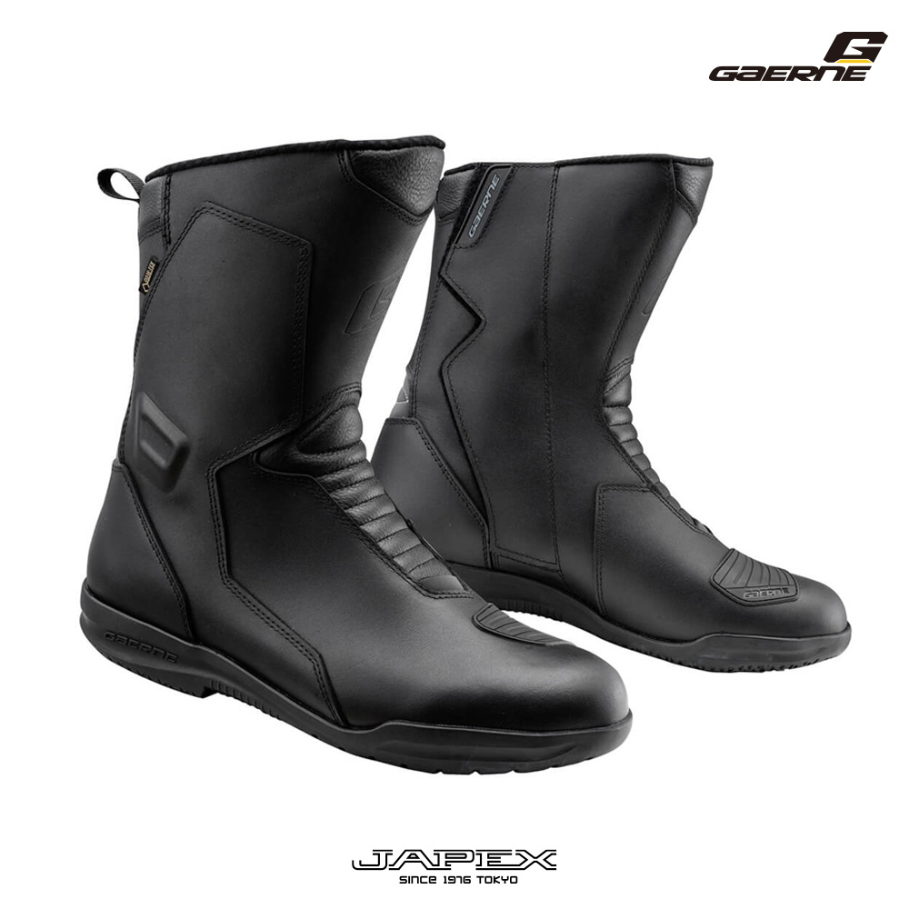 94％以上節約ガエルネ GAERNE バイクブーツ GORE-TEX G-ASPEN Gアスペン ゴアテックス イタリア製 防水ツーリング用 ブラック  バイクウェア・プロテクター
