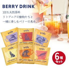 【送料無料】Mashieマシー 希釈ベリードリンク40ml×6種類セット/ 希釈用ドリンク ジュース シロップ 濃縮ベリー リトアニア フルーツソース ビタミン補給 ギフト 北欧