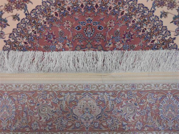 高品質、高密度！輝く、多色織絨毯！本場イラン産150×225cm‐201011