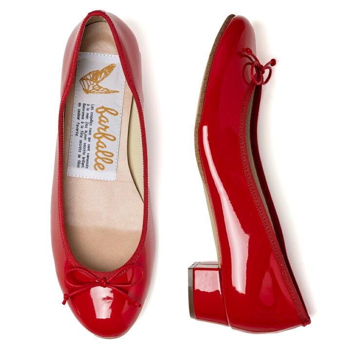 楽天市場】ファルファーレ公式 【NEW】3cmヒールバレエ(エナメル) 日本  