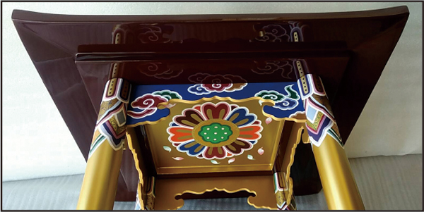 人気沸騰ブランド 花御堂 彩色 ２．０尺 礼盤付：寺院、神社用品の