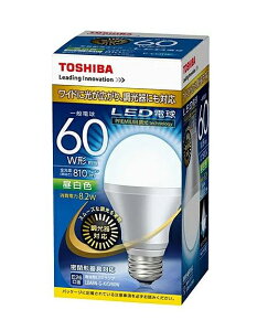 TOSHIBA LDA8N-G-K/D/60W LEDd ʓd` F E26 S^Cv ȃGl݌v 