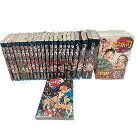 鬼滅の刃 全23巻セット 1〜20巻通常版 21巻特装版 22・23巻同梱版 新品シュリンク付 コミック全巻セット